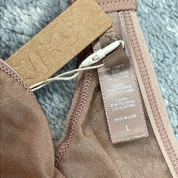 NWT SKIMS Glissenette Garter Belt in Sienna Sz L - Picture 7 of 7